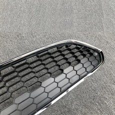 Ford Fiesta 2013 2014 2015 2016 Hatchback Sedan 유럽 미국 버전에 적합한 프론트 센터 허니컴 메쉬 그릴, 1)Black Chrome