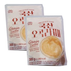 엄마사랑 국산 오곡라떼, 2개, 300g, 2개