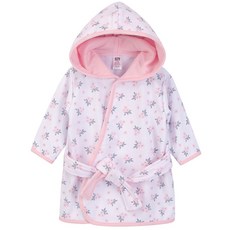 luvable friends 嬰幼兒綁帶連帽浴袍 甜蜜花園