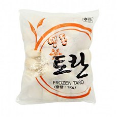 국이나 조림 전 등으로 요리에 활용하는 토란 냉동 타로 1kg /, 1개, 상세페이지 참조