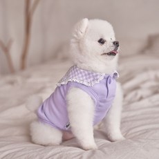 베일리 강아지옷 애견의류 해충방지 티셔츠 코지세라티, 라벤더, 1개