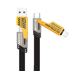 貼膜達人 機甲充電線 USB Type-C Lightning PD快充線, 穩定升級款, 1個, 100cm