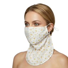 에코리즈 시어서커 자외선차단 멀티 마스크 롱타입 국내생산, 2개, 플라워옐로우