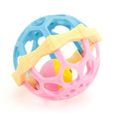 강아지 물기좋은 말랑 딸랑이 장난감공2P 애견선물 애견놀이