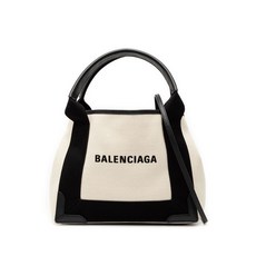 발렌시아가 중고 2003 캔버스 네이비 카바스 XS 사첼 백