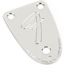 70년대 미국 빈티지 클래식 일렉트릭 베이스 기타용 펜더 3 볼트 F 스탬프 넥 플레이트 크롬 2002557, 70년대 미국 빈티지 클래식 일렉트릭 베이스 기타용 펜