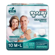 참사랑 일반형 팬티형 특대형10px8팩 성인용기저귀, 중대형, 10개입, 1개