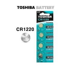 [일반우편배송] 도시바 CR1220 리튬건전지 3V 자동차리모컨, 1개, 4개입