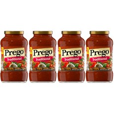 프레고 이탈리안 소스 트래디셔널 글루텐 프리, 680g, 4개
