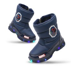 兒童 LED 蜘蛛人造型高筒靴