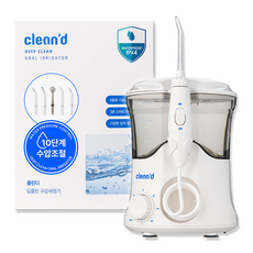 클린디 대용량 가정용 물치실 구강관리 IPX4 방수기능 5개 노즐팁 딥클린 구강세정기 CL-501