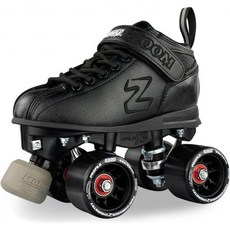 크레이지 스케이트 줌 롤러 - 남녀용 고성능 스피드 블랙 사이즈 남성 7.5 / 여성 8.5, Black, Mens 8 / Womens 9, 1개