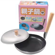 嚞 日式親子丼 （18cm/含蓋子）IH可用 親子鍋 豬排丼 丼飯鍋 料理, 1個, 不沾處理