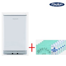 (리필총6개) 매직캔 휴지통 히포2 오토실링 21L 화이트 MH250WGA+250R5BC (리필5개)