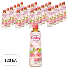 티로그 납작복숭아 아이스티 홍차 제로, 500ml, 120개