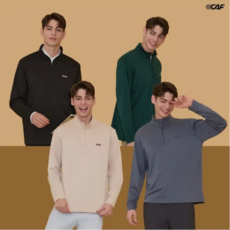 르까프 남녀 데일리 기능성 코지집업 티셔츠 등산 러닝 하프집업 4종 세트