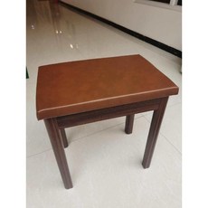 피아노 의자 스툴 피아노의자 연주용 미니벤치, 5 브라운 싱글 원목 레그 벤치 기준 높이 48cm, 1개