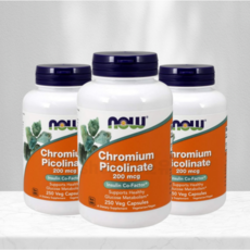 나우푸드 크로뮴 피콜리네이트 Chromium Picolinate 250정 3개