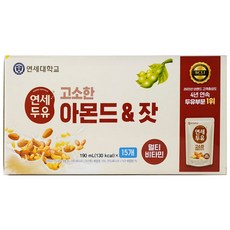 아몬드 & 잣 두유, 190ml, 45개