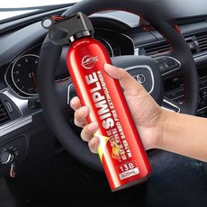 Faith Gathering 차량용소화기 겸용 자동차 캠핑, 경제적 13b 소화기 2개, 1개