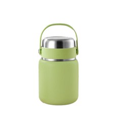 316不鏽鋼保溫燜燒杯壺 800ml 1000ml, 牛油果綠, 1個