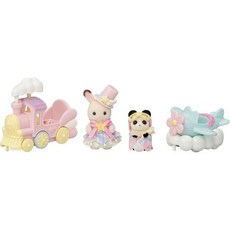 실바니안패밀리 놀이공원 기차 놀이기구 인형 세트, 1개