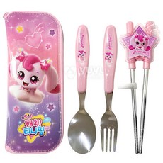 캐치티니핑5 수저포크케이스세트-알찬 교정용 YP5445 (S0065), 1개, 캐치티니핑5-S0065