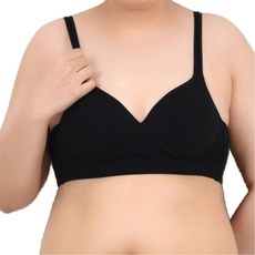 여자헬스운동복 빅사이즈 편안한 면소재 런닝형 몰드 브라