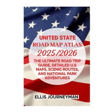 (英文圖書)United States Roadmap Atlas 2025/202: The Ultimate Road Trip Guide Detailed U.S... 平裝版, Independently Published, 英文