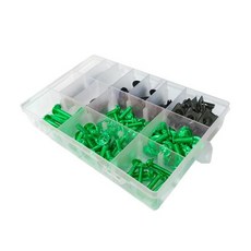 KAWASAKI VERSYS 650 NINJA 300 400 650 ZX6R VULCAN S 650 ZX10R KLX250 Z900 Z800 오토바이 195PCs 페어링 볼트 키트, 1개