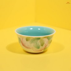 [인기다구] 복숭아 털복숭아 맑은숲 동산 새벽이슬 주인배, 흰색, 찻잔, 1개