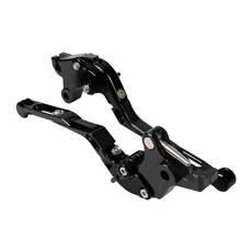 CFMOTO 450MT MT450 MT 2023 용 오토바이 브레이크 클러치 레버 조정 가능한 접이식 핸들 액세서리, 01 Black