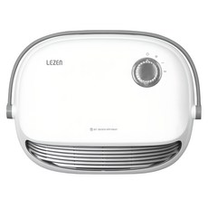 르젠 벽걸이 PTC 욕실 전기 온풍기, LZH-B12S-W, 화이트