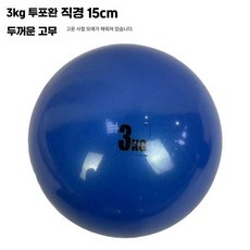 연습용 투포환 체대입시 육상 용품 고무공 던지기, 1개