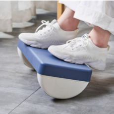 더블유엘오 발받침대 사무실 사무용 발받침 컴퓨터 책상 다리받침대, 남색