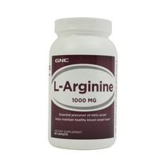 GNC L-아르기닌 1000mg 캐플렛, 90정, 1개