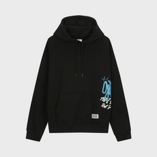가터갤러리 ETHNIC DOODLE HOODIE_BK