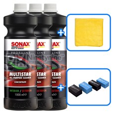 소낙스 프로피라인 멀티스타-1L 3개+타월&도어가드, 1개, 1L