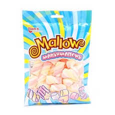 말로우 꽈배기모양 트위스트 빅 마시멜로우, 1개, 100g