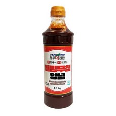 청우 더진한 비빔무침양념 비빔양념장 업소용 소스 1.1kg, 3개