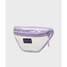 매장정품 잔스포츠 JANSPORT 클리어 웨이스트팩 PASTEL LILAC JS0A86E35M9 221205, ONESIZE