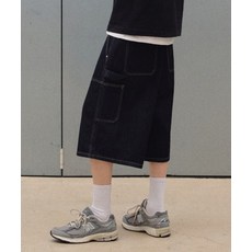 AGOD 카펜터 데님 버뮤다 쇼츠 [로우 인디고] A5SSDP03 441355