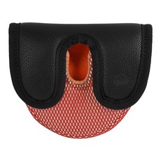 Andux 골드 PU 퍼터 커버 골프 헤드 센터 샤프트 MT/TG34용 (블랙/핑크) 131523 9049098600, 블랙/레드 Andux 131523 9049098600