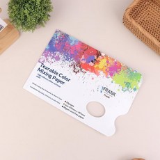 새로운 아티스트용 일회용 떼어쓰는 팔레트 종이 페인트 플레이트 구아슈 유화 수채화 미술 용품, A4