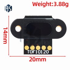 범위 센서 모듈 10 180Cm 거리 센서 Tof10120 거리 센서 Uart I2C 출력 Arduino 용 3 5V Rs232 인터페이스, 01 1pcs