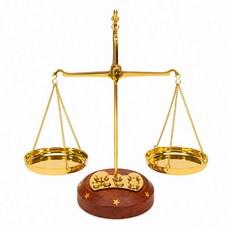 토르 인스트루먼트 빈티지 골드스미스 황동 무게 저울 밸런스 저스티스 법률 약국 가정 장식용 소형