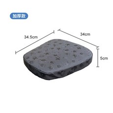 오토바이 스쿠터 탑박스 방수 메모리폼 시트 안장 쿠션, 캐릭터 블랙 5