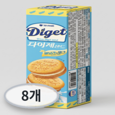 닥터유 다이제샌드, 93g, 8개