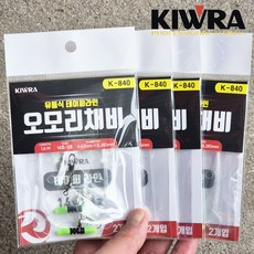 키우라 유동식 테이퍼라인 오모리채비 한치채비 오모리그 낚시, 4개