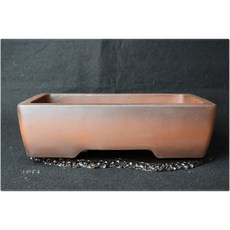 【小樹安每】中國盆缽-宜興朱泥切立長方鉢25cm，多肉植物盆栽專用，透氣排水佳, 1個